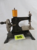 Antique German Tin Litho Childs Sewing Machine