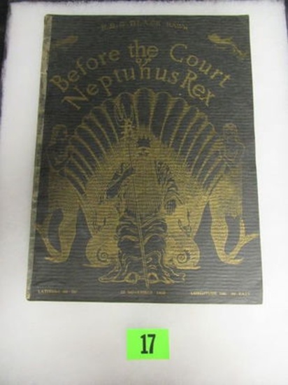 1936 U.S.S. Black Hawk Neptunus Rex Book