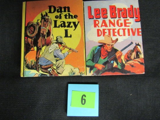 Lot Of (2) Early Western Big Little Books