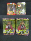 Lot (4) Jakks Pacific Ripped And Ruthless Wwf Wrestling Figures Misb