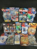 Lot (14) Asst. Superman & Jla Related Figures All Sealed On Card