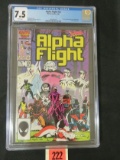 Alpha Flight #33 (1986) Key 1st Appearance Lady Deathstrike Cgc 7.5