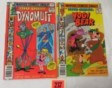 Dynomutt #1 & Yogi Bear #1 Bronze Age Marvel Hanna Barbera