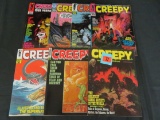 Creepy #2, 12, 18, 22, 23, 28 + 1969 Annual Silver Age Warren Horror