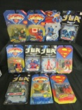 Lot (11) Asst. Superman & Jla Related Figures All Sealed On Card