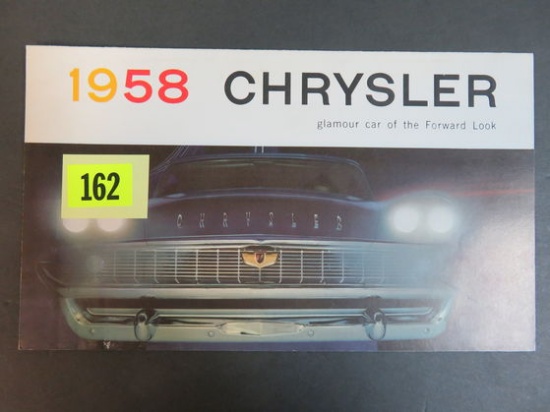 1958 Chrysler Auto Brochure/Poster