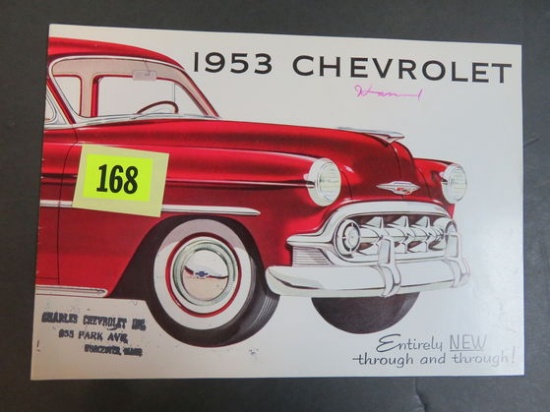 1953 Chevrolet Auto Brochure