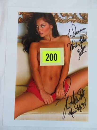 Playmate Lisa Marie Scott Signed Photo