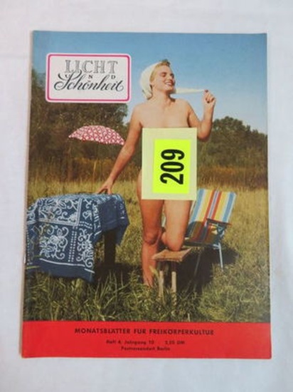 Nudist Magazine/German 1950's Era