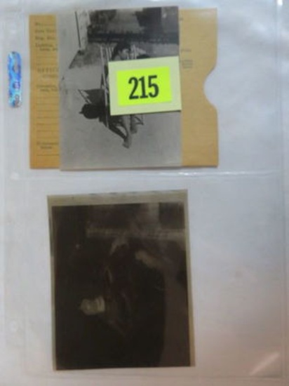 WWII Era Nude Photo w/Negative