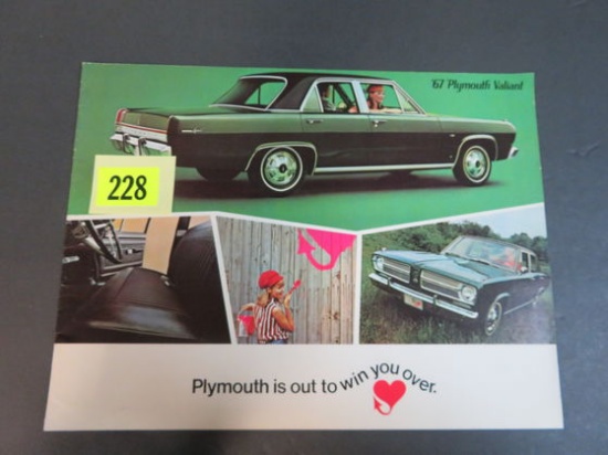 1967 Plymouth Valiant Auto Brochure