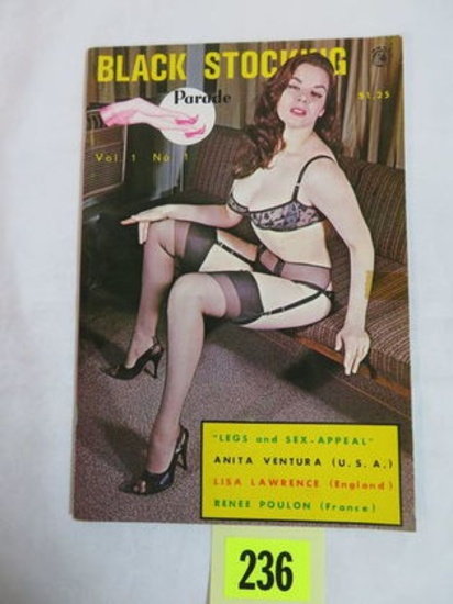 Black Stockings #1/1960's Pin-Up Magazine