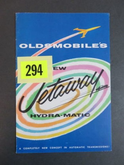 Rare! 1955 Oldsmobile Jetaway Booklet