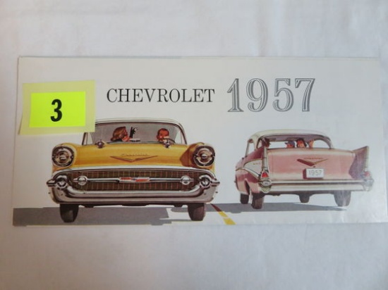 1957 Chevrolet Auto Brochure/Poster