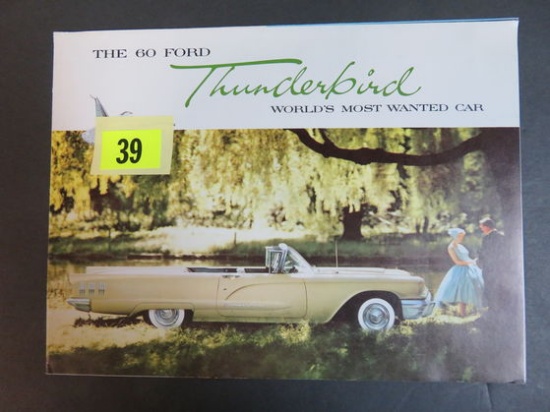 1960 Ford Thunderbird Brochure/Poster