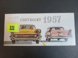 1957 Chevrolet Auto Brochure/Poster