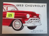 1953 Chevrolet Auto Brochure