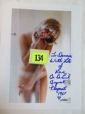 Playmate De De Lind Signed Photo