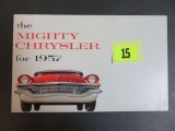 1957 Chrysler Auto Brochure/Poster