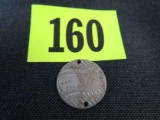 1875 Liberty Dime Love Token