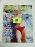 Playmate De De Lind Signed Photo