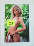 Playmate Cathy St. George Signed Pic.