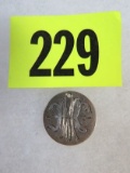 1882 Liberty Dime Love Token