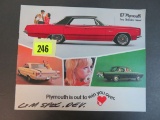 1967 Plymouth Auto Brochure