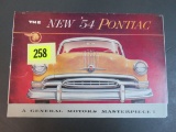 1954 Pontiac Auto Brochure