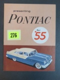1955 Pontiac Auto Brochure/Booklet
