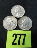 Washington Quarter Group of (3)