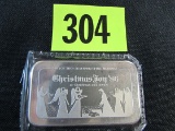 1oz Silver Bar/Christmas Day 1986