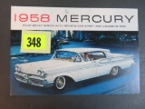 1958 Mercury Auto Brochure