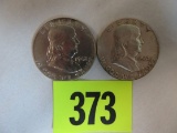 Franklin Half Dollar Lot of (2)