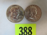 Franklin Half Dollar Lot of (2)