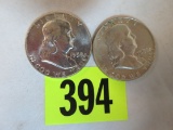 Franklin Half Dollar Lot of (2)