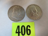 Franklin Half Dollar Lot of (2)