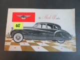 1956 Jaguar Mark VII Auto Brochure