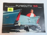 1956 Plymouth Auto Brochure