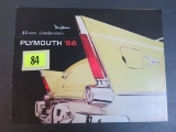 1956 Plymouth Auto Brochure/Poster