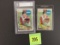 (2) 1969 Topps #95 Johnny Bench Cards, Including Bgs 4