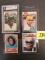 Lot (4) 1970's Topps Football Key Rookie Cards