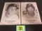 1970's Mark Fidrych & Tom Veryzer Signed 5 X7