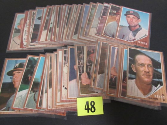 Lot (40+) 1962 Topps Baseball Cards Mostly Different
