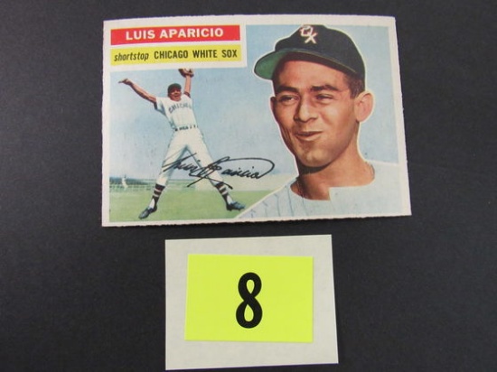 Lot - 1956 Topps Luis Aparicio Rookie Card, #292