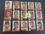 Lot (15 Diff) 1953 Topps Baseball Cards