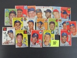 Lot (18 Diff) 1954 Topps Baseball Cards