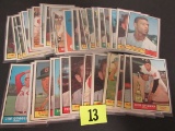 Lot (40) 1961 Topps Baseball Cards Mostly Different