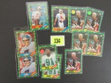 Lot (11) 1986 Topps Football Stars & Rookies W/ Jerry Rice