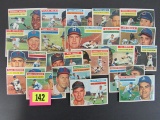 Lot (21 Diff) 1956 Topps Baseball Cards